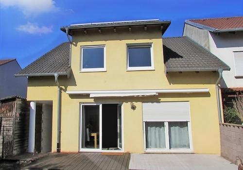 Blick auf das Hinterhaus