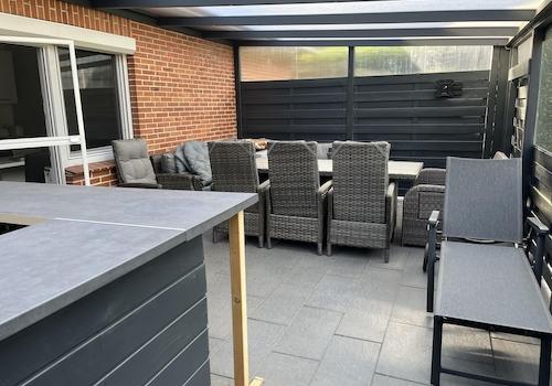 Überdachte Terrasse