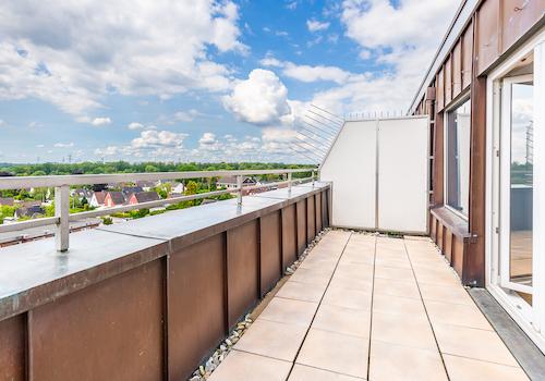 Dachterrasse vom Wohnzimmer