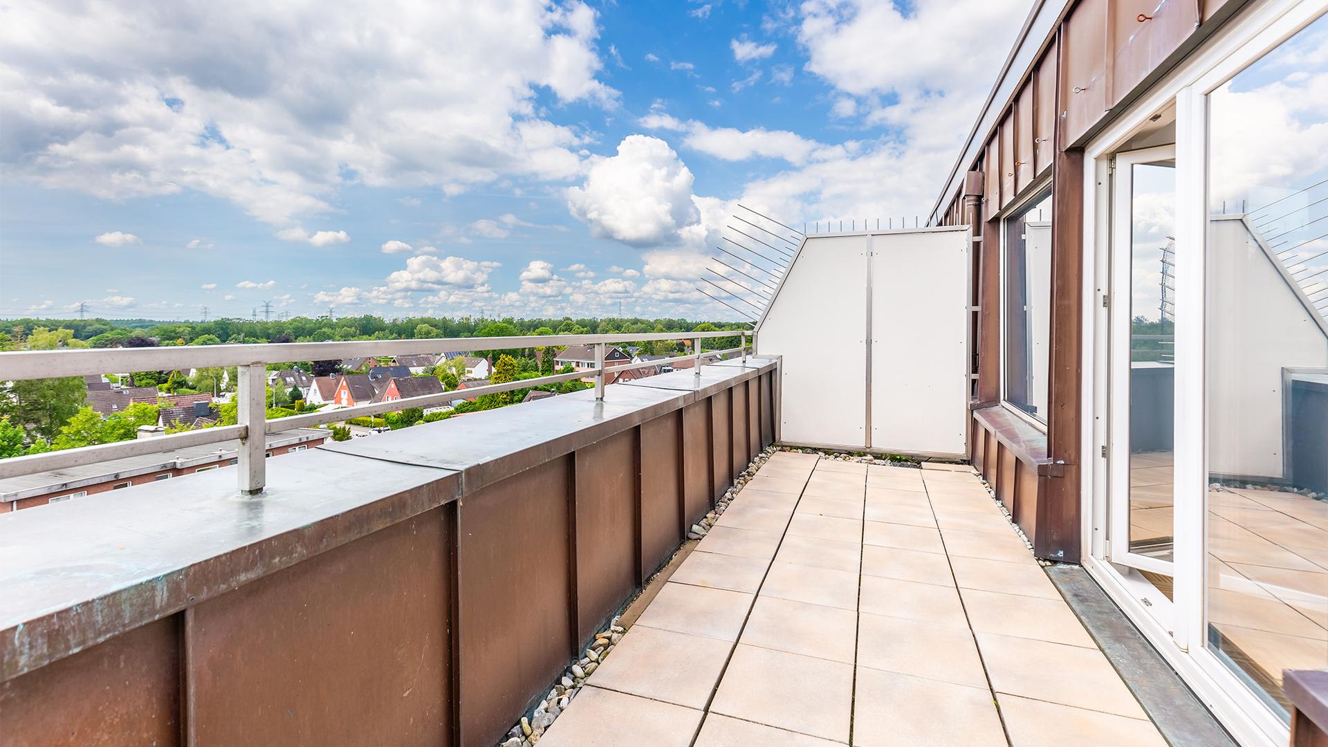 Dachterrasse vom Wohnzimmer