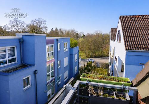 Aussicht vom Balkon