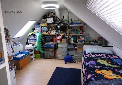 Ausgebaute Bühne