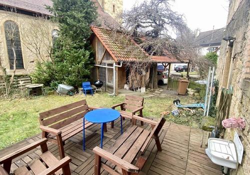 Terrasse und Garten
