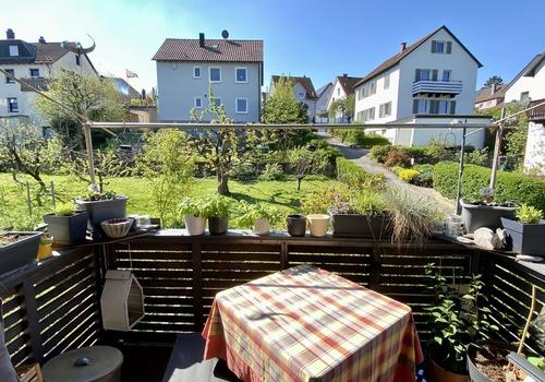Balkon Ausblick
