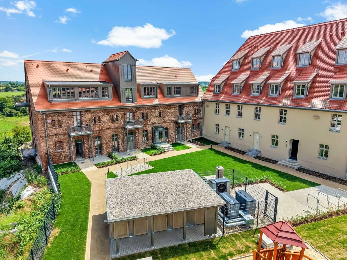 Drohnenbild "Pferdestall" + "Wohnhaus"