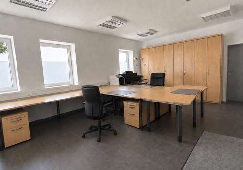 Büro Produktionshalle