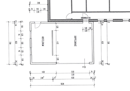 Grundriss Garage
