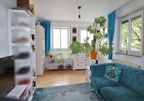 Blick in den Wohnbereich