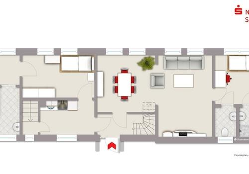 Grundriss Haus 25a Erdgeschoss