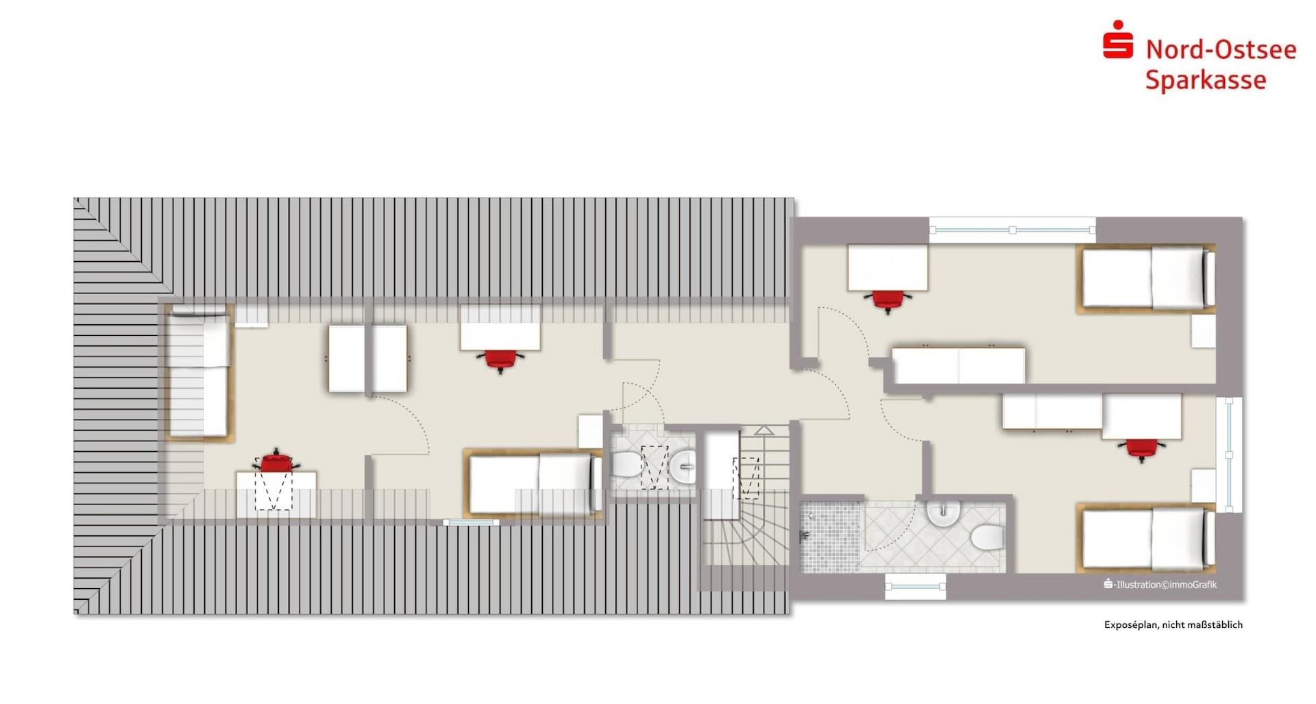 Grundriss Haus 25a - Dachgeschoss