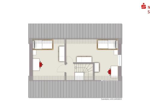 Grundriss Haus 25b - Dachgeschoss