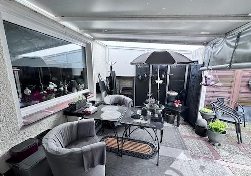 Überdachte Terrasse
