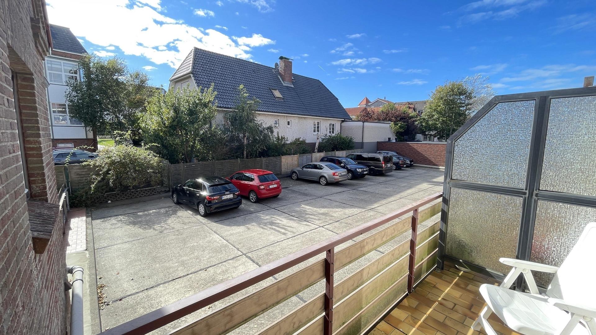 Blick vom Balkon