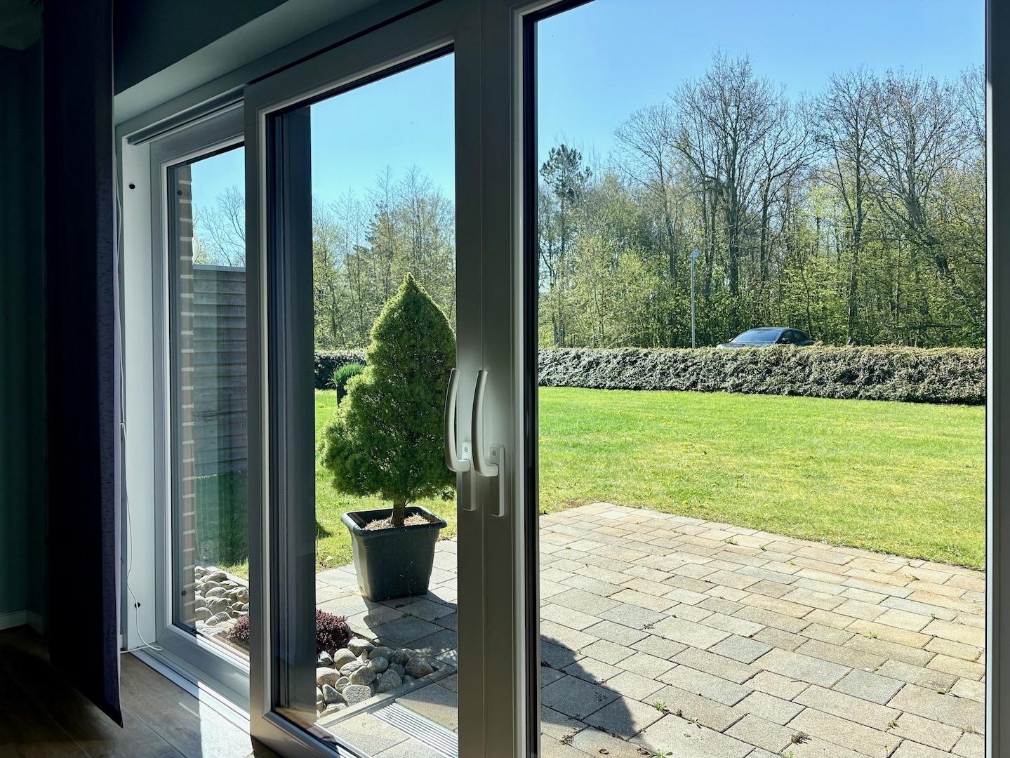 Blick auf die Terrasse