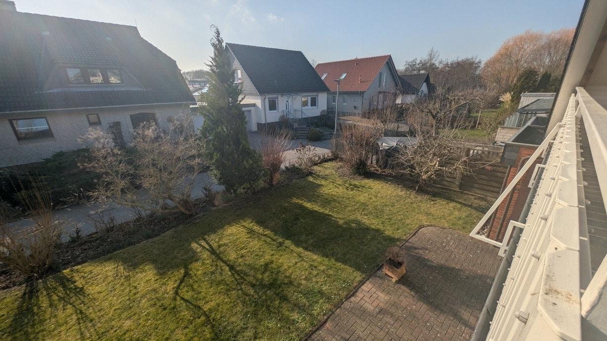 Ausblick vom Balkon