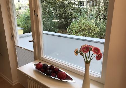 Ruhiger Balkon