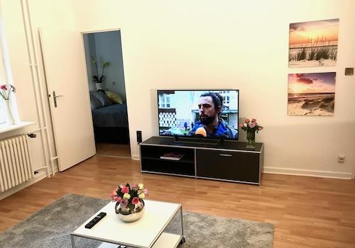 Blick zum Schlafzimmer