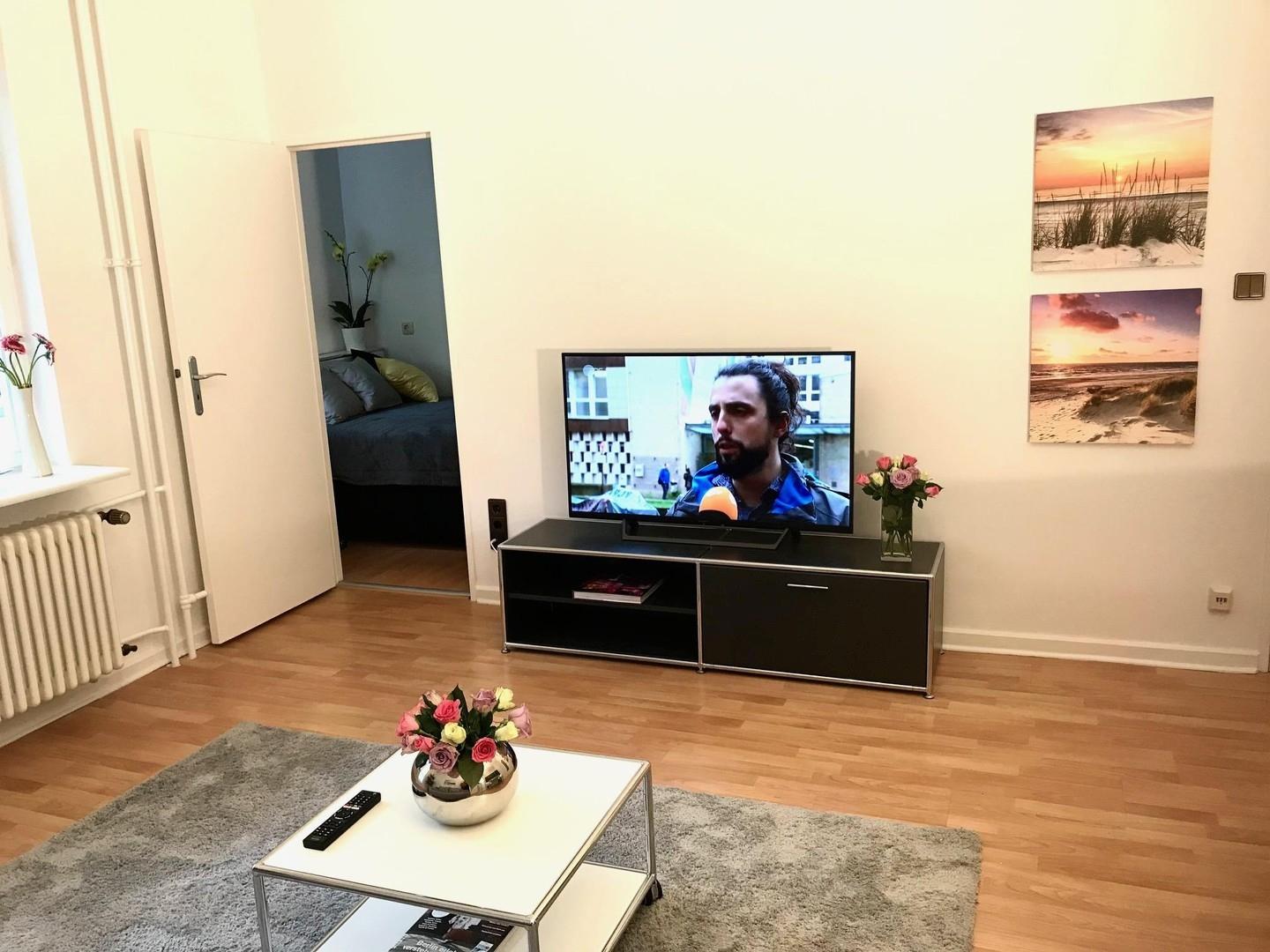 Blick zum Schlafzimmer