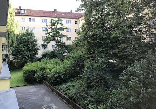 Blick aus dem Balkon