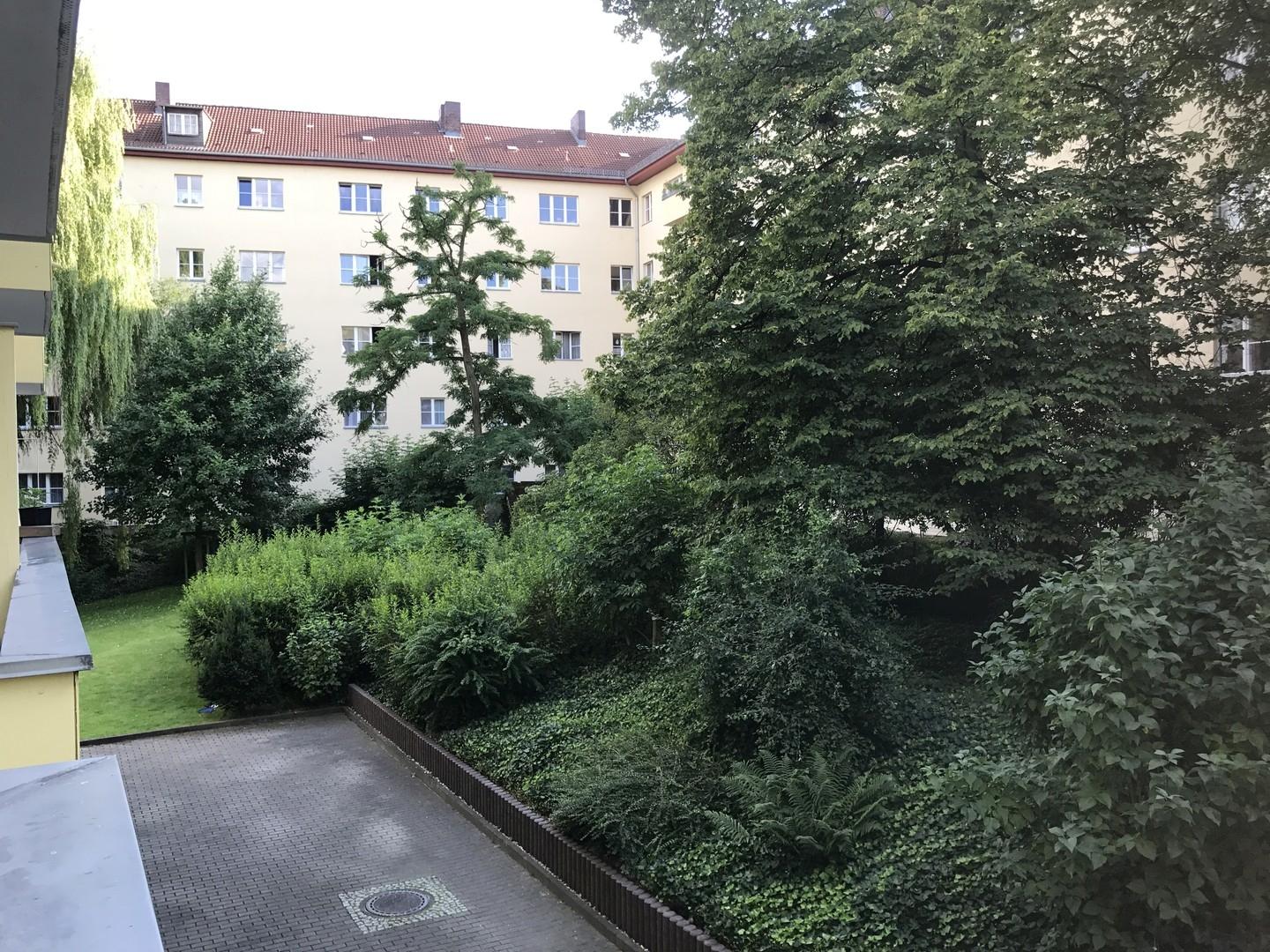 Blick aus dem Balkon
