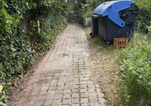 hintere Zuwegung