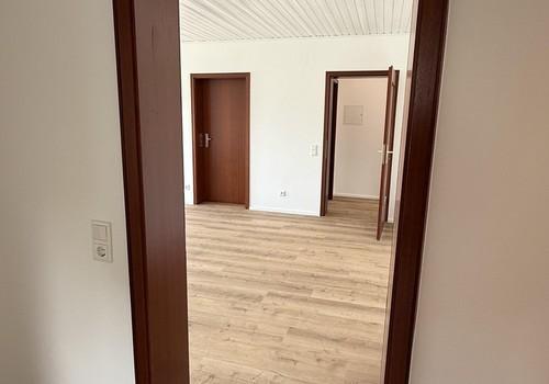 Blick auf das Wohnzimmer