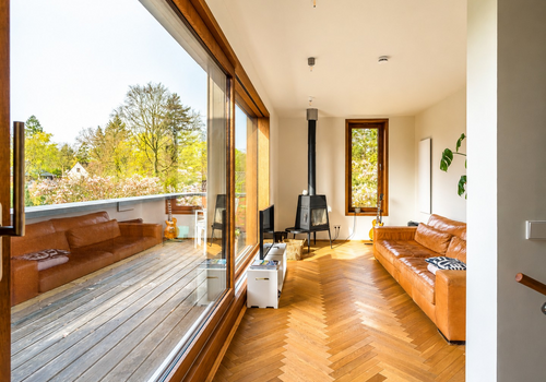 Zimmer mit Kaminofen 2.OG