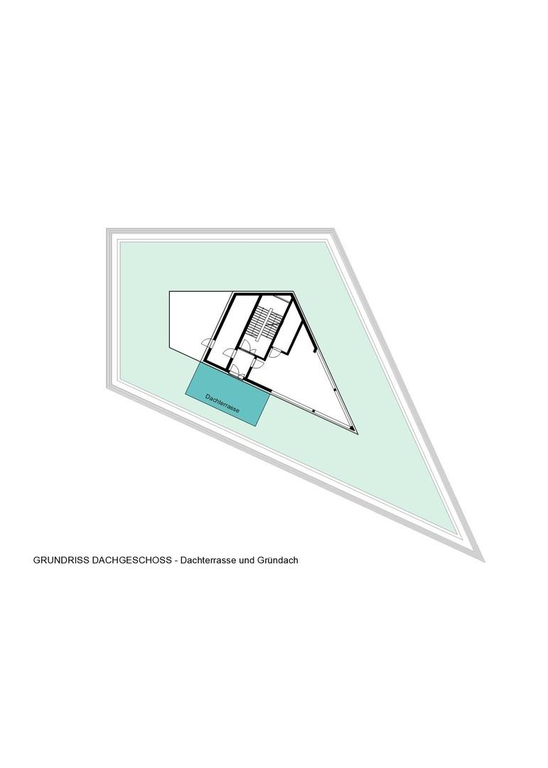Dachaufsicht - Dachterrasse