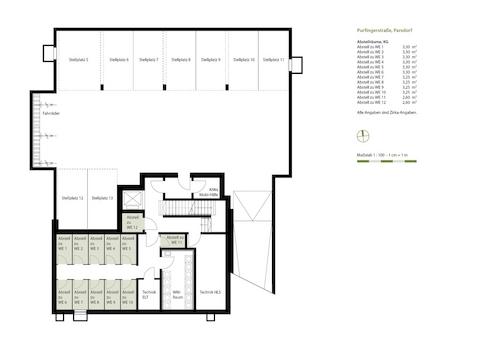 Grundriss TG und Keller