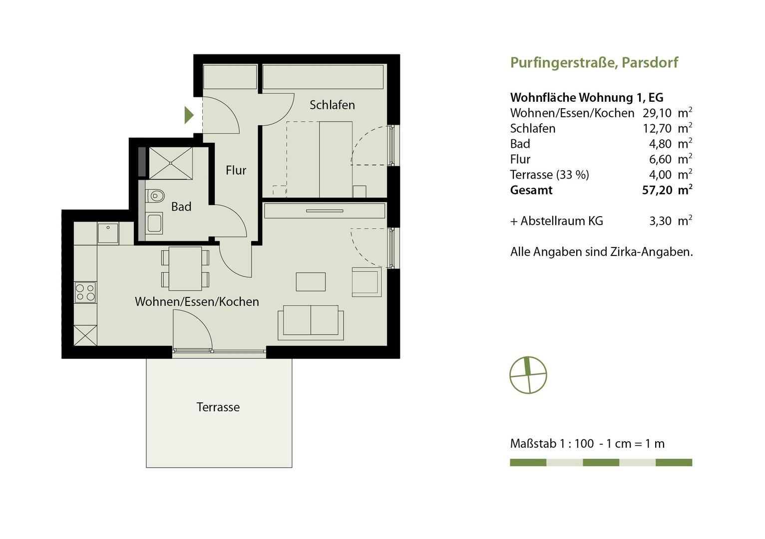 Grundriss WE 01