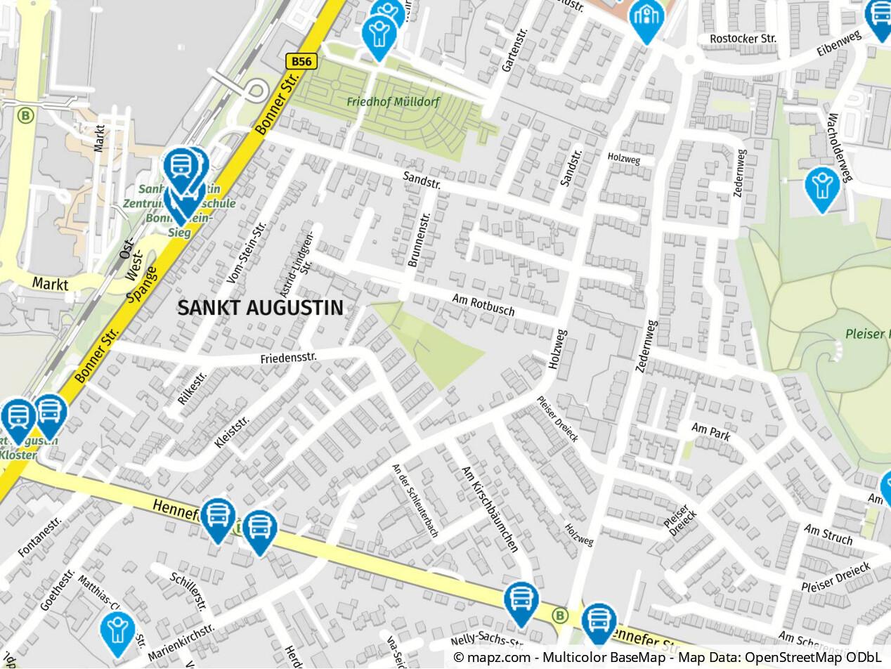 Geolyzer Kartenausschnitt