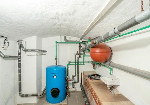 Heizungsraum im Kellergeschoss