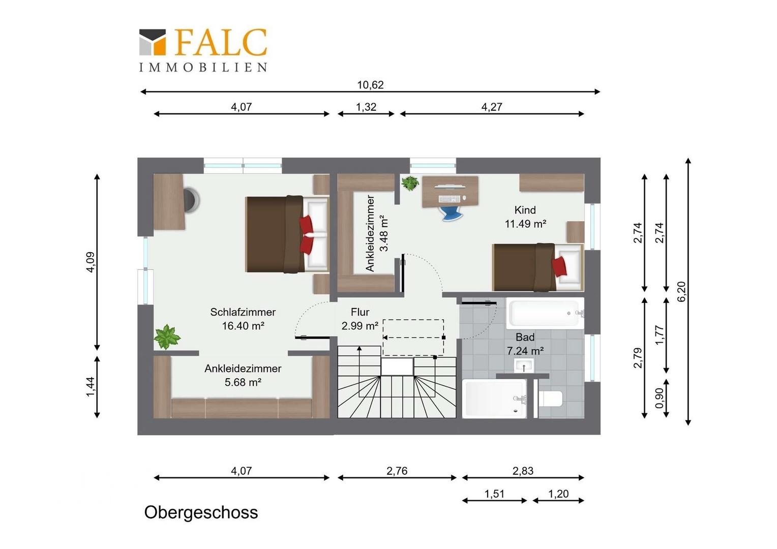 Grundriss Obergeschoss