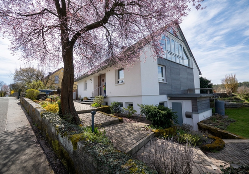 Haus mit Baum