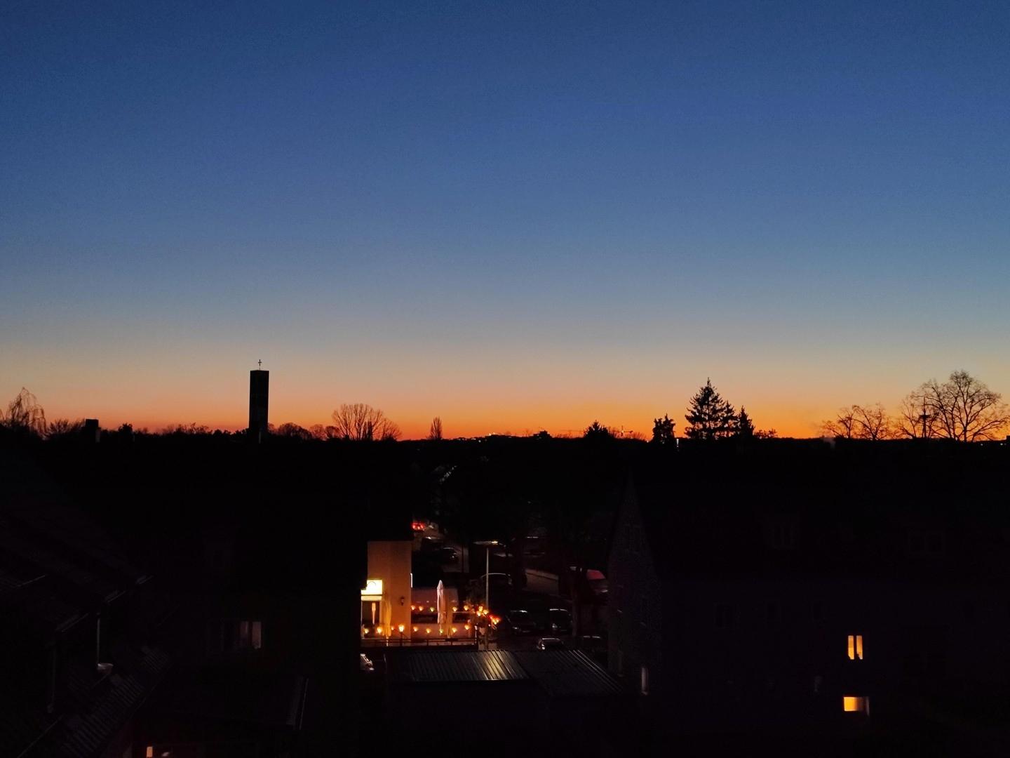 Ausblick abends