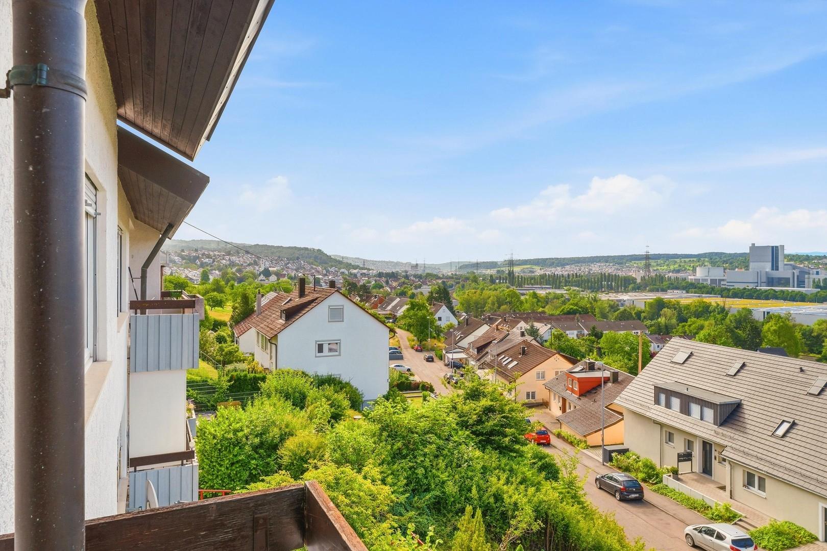 Traumhafter Weitblick v Balkon