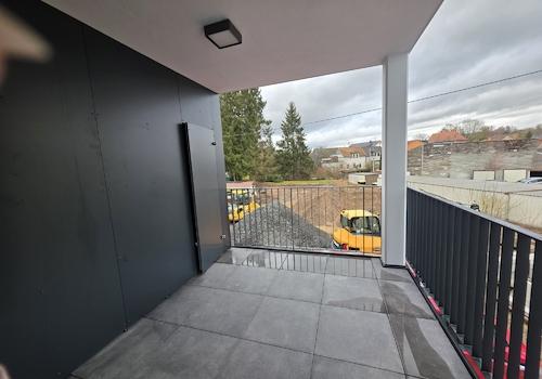Balkon mit Abstellraum