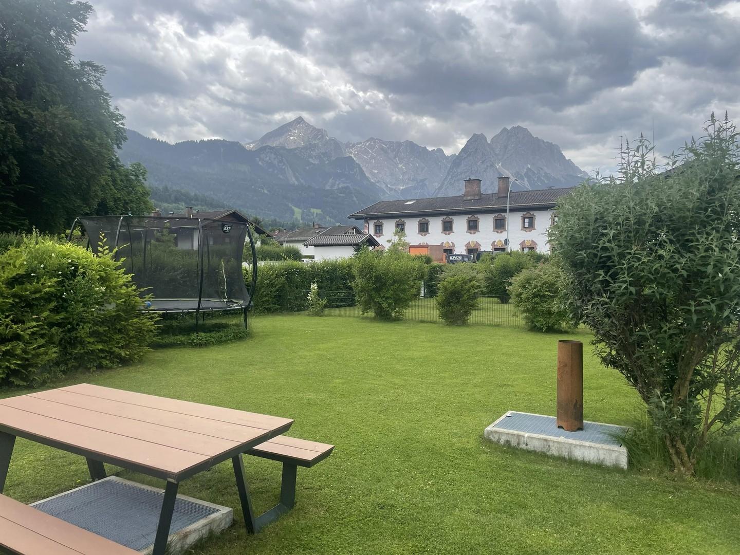 Gartenanteil mit Ausblick