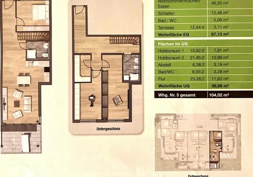 2-Raumwohnung - 2 Etagen