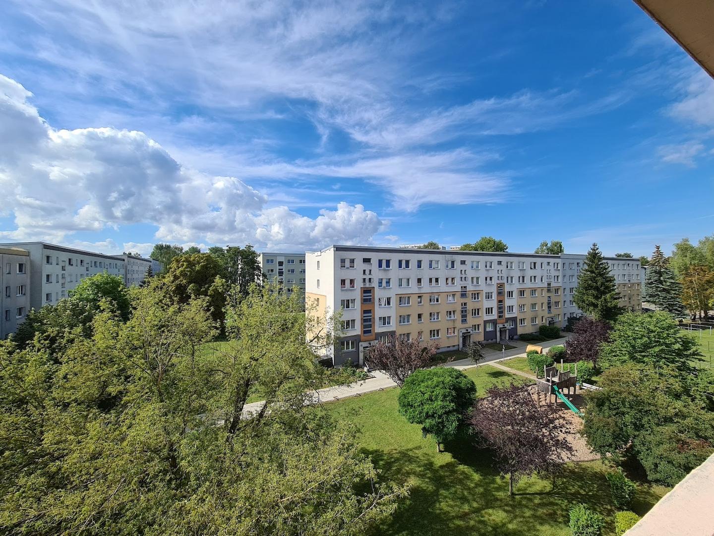 Ausblick vom Balkon