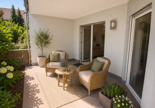 Einrichtungsbeispiel Terrasse