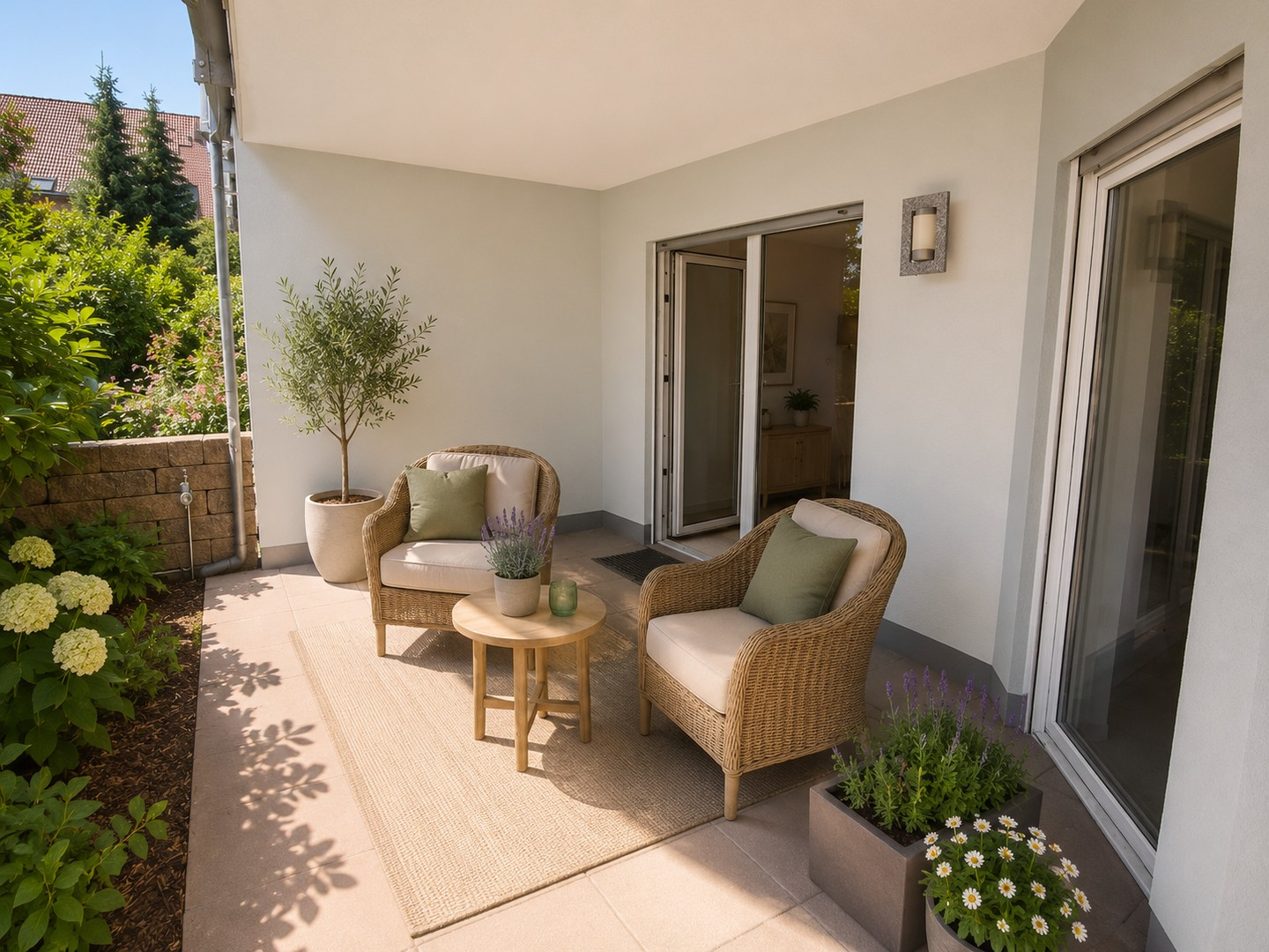 Einrichtungsbeispiel Terrasse