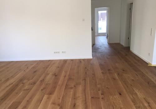 Blick Wohnzimmer zum Schlafzim
