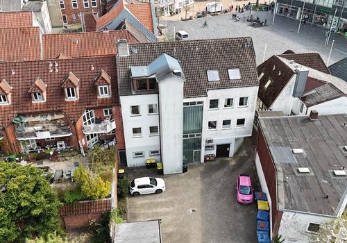 Rückansicht von oben