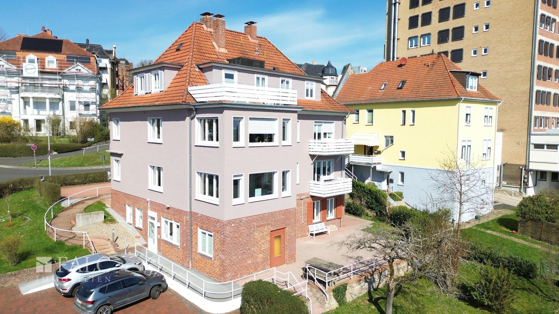 Hausansicht seitlich unten