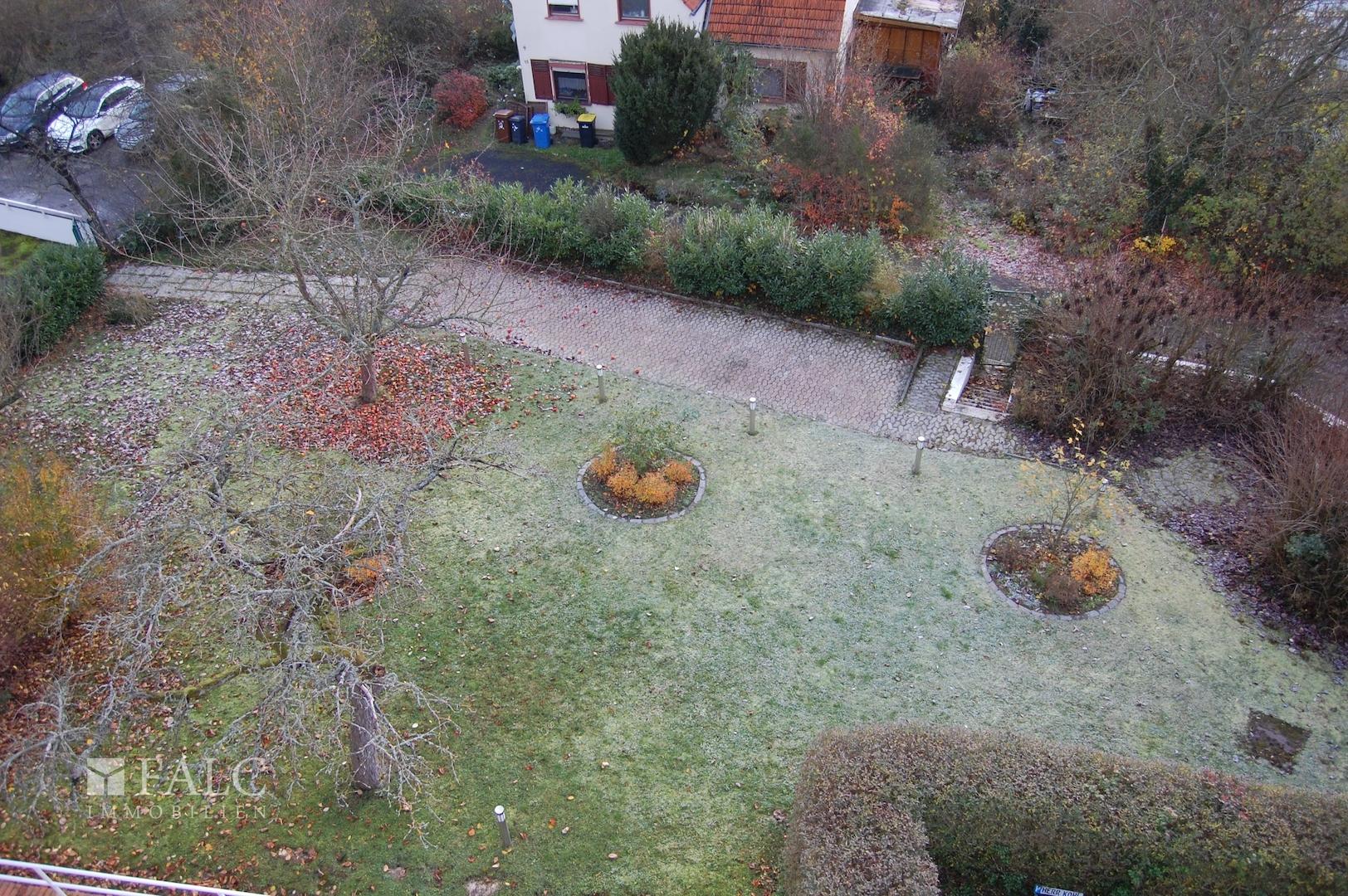 Gartenansicht von oben