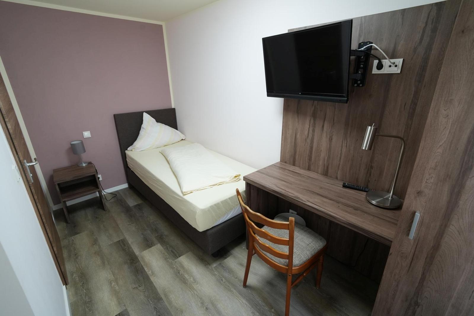 Einzelzimmer Hotel im Nebengebäude