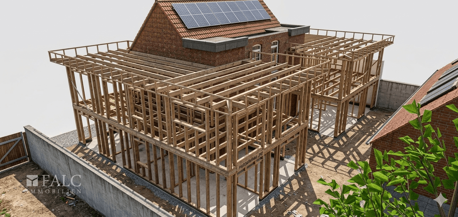 Holzrahmenbau projektiert