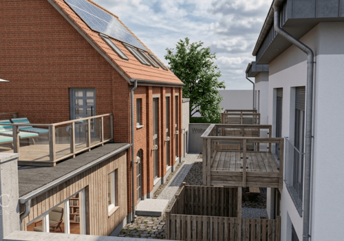 Seitenansicht Hinterhof