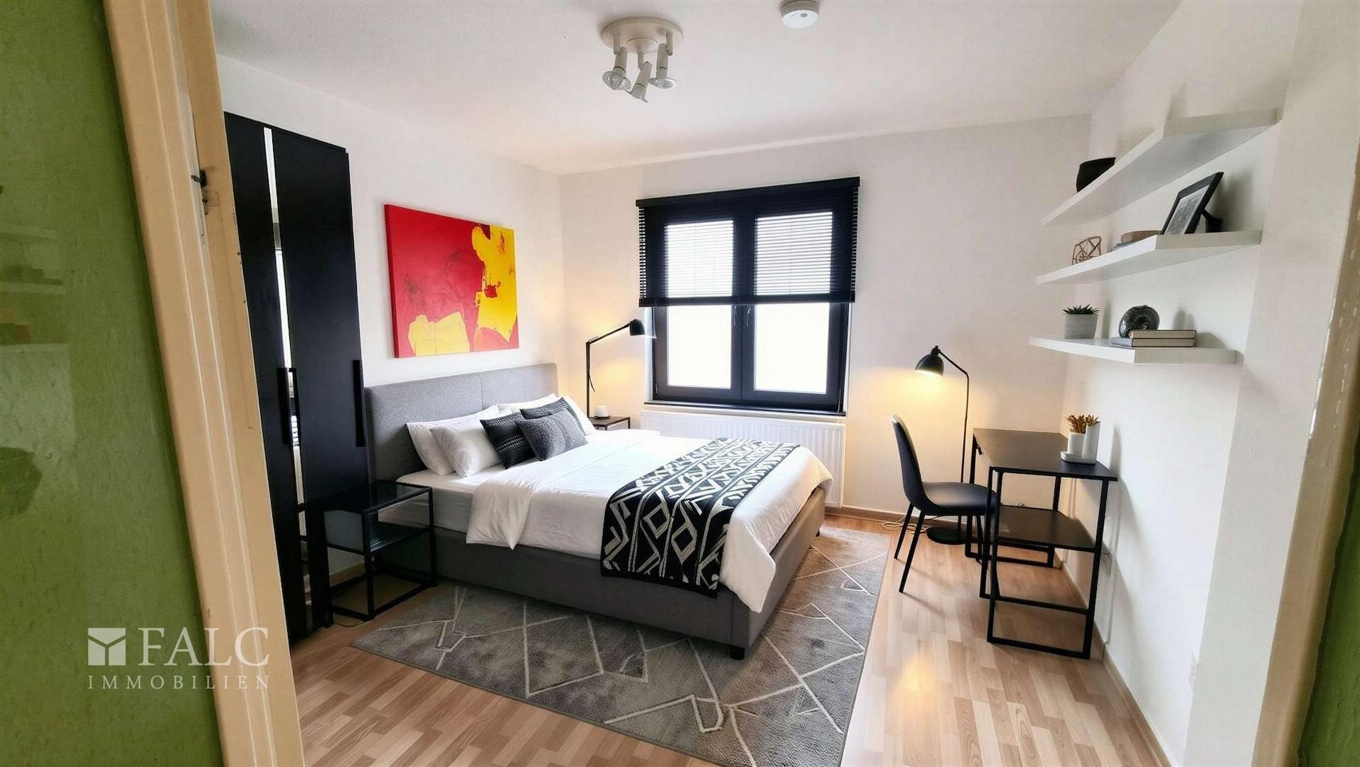 Schlafzimmer gestaged